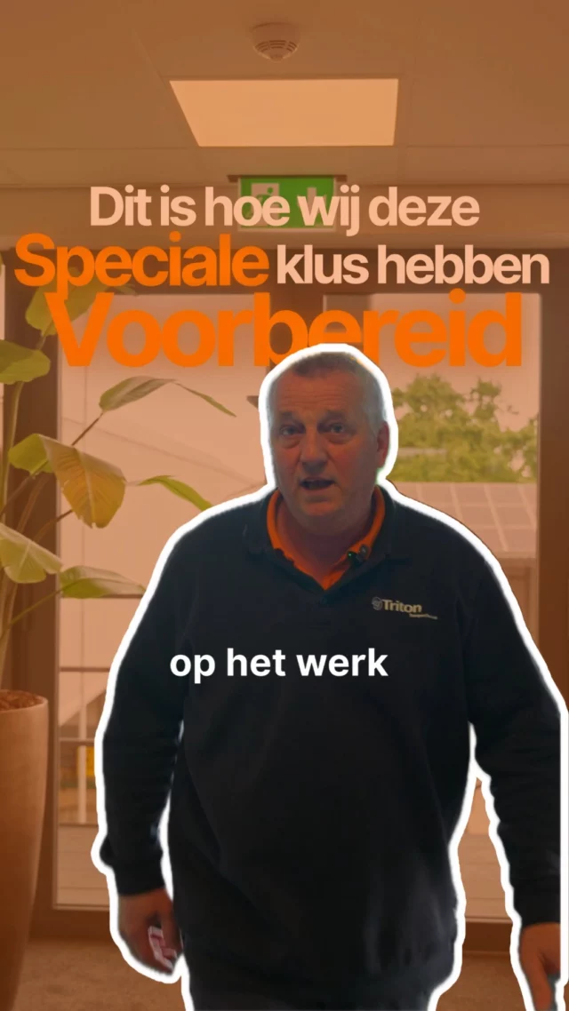 𝐆𝐨𝐞𝐝𝐞 𝐯𝐨𝐨𝐫𝐛𝐞𝐫𝐞𝐢𝐝𝐢𝐧𝐠 𝐢𝐬 𝐡𝐞𝐭 𝐡𝐚𝐥𝐯𝐞… 𝐰𝐞𝐫𝐤. 🔩💙
 
In deze video legt Wil van Pelt uit hoe de voorbereidingen in zijn werk gaan.
Want, iedere klus heeft zijn voorbereidingen.

De een groter, de andere complexer én de ander ‘routinewerk’.

Deze klus?
Tja, dat was nogal een complexe. Maar precies meegedacht en geluisterd naar de mogelijkheden van de klant: @equans_group.

én onze machineverhuizers, die waren ook blij met de voorbereiding van Wil van Pelt
 
#Triton #AchterDeSchermen #Veiligheid #Werkplaats #Vakmanschap #HeavyLift